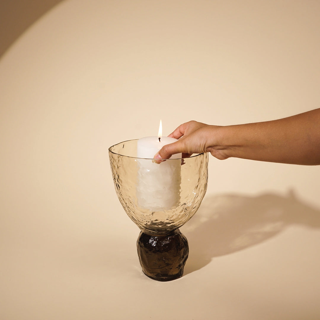 Muun Home Ezra Textured Glass Decorative Object