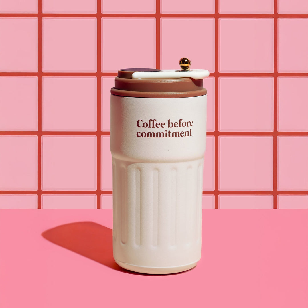 Coffee Before Commitment Flask