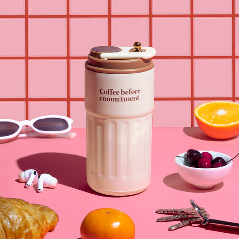 Coffee Before Commitment Flask