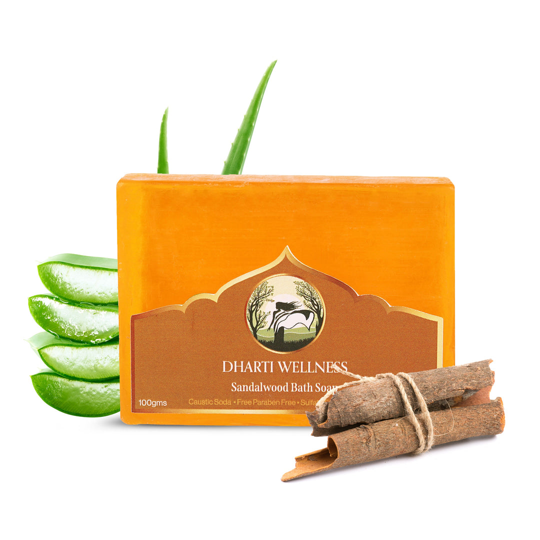 Sandalwood Bath Soap -  | Organic | Natural | Caustic - Soda Free | Energizing