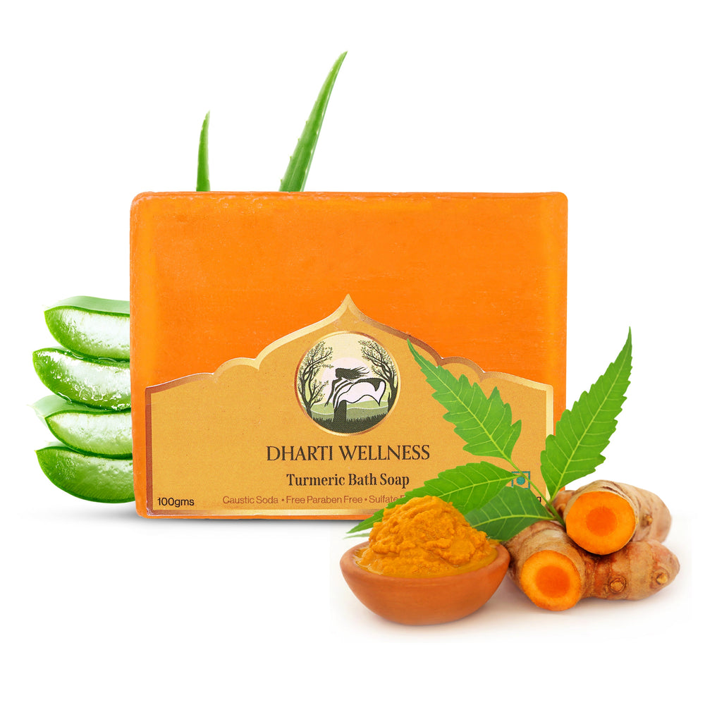 Turmeric Soap -  Organic | Natural | Caustic - Soda Free | Anti - Inflammatory | Anti - Pigmentation | For Radiant Skin | Reduces Redness and Irritation