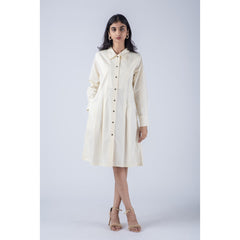 Lohana Lifestyle Off-white Shirt Dress