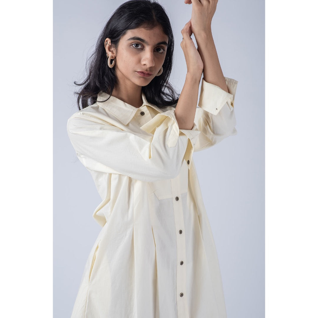 Lohana Lifestyle Off-white Shirt Dress