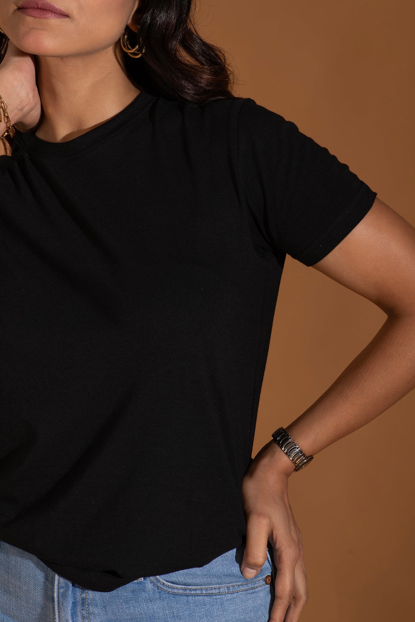 Midnight Black Everyday Bamboo Tee