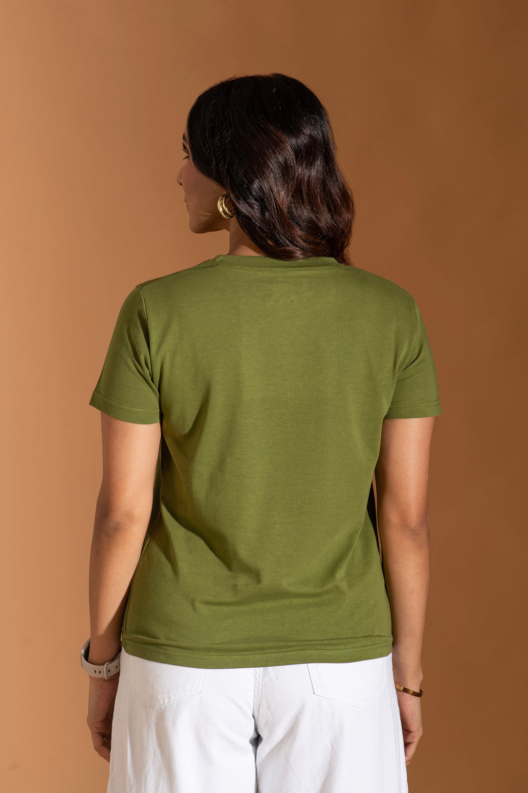 Bambians Earthy Emerald Everyday Bamboo Tee