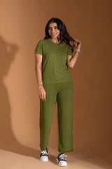 Bambians Earthy Emerald Blissful Co-ord Set