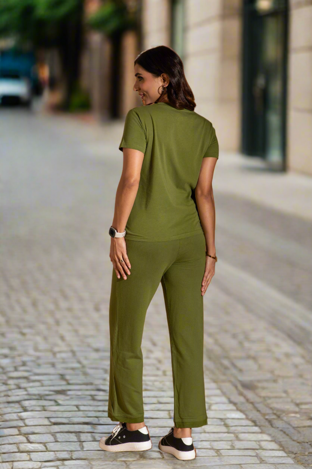 Bambians Earthy Emerald Blissful Co-ord Set