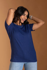 Bambians Indigo Blue Everyday Bamboo Tee