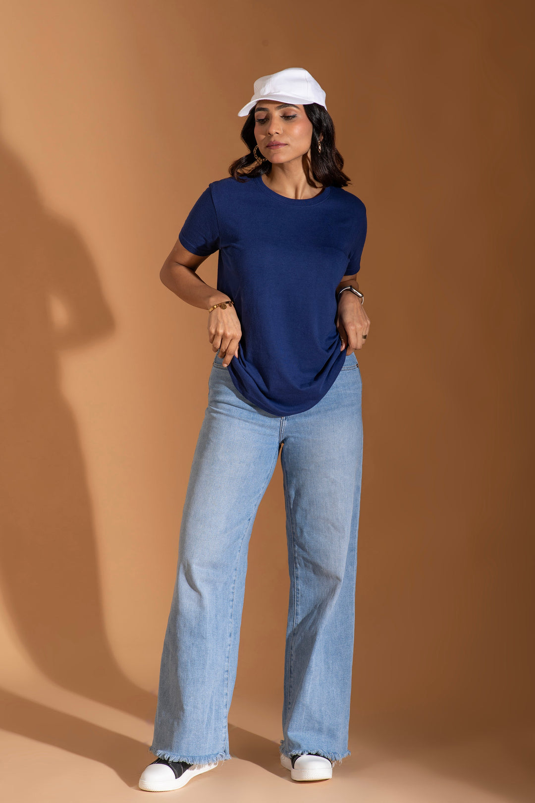 Bambians Indigo Blue Everyday Bamboo Tee