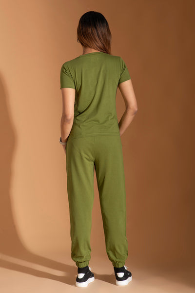 Earthy Emerald Everyday Joggers