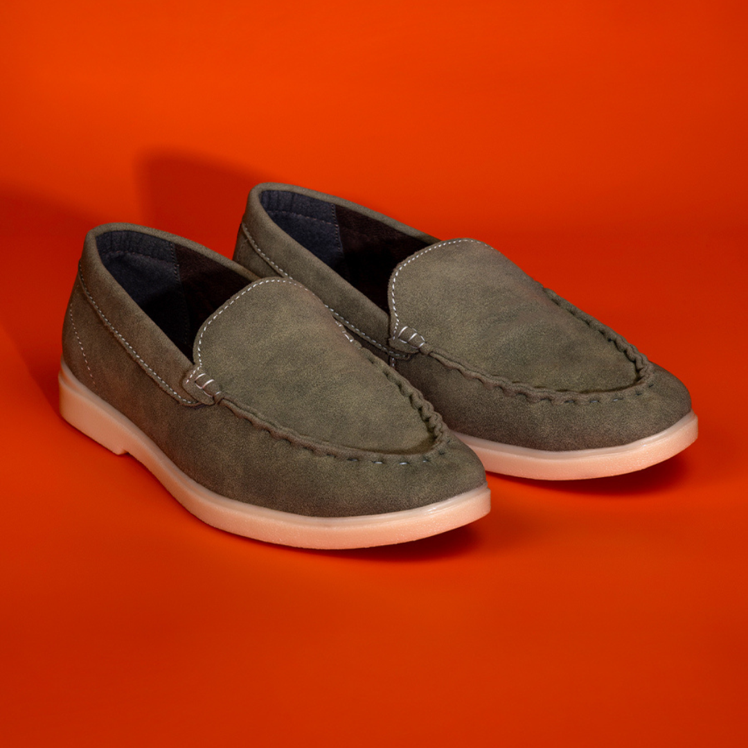 Monkstory Yacht Club Loafers - Olive Grove