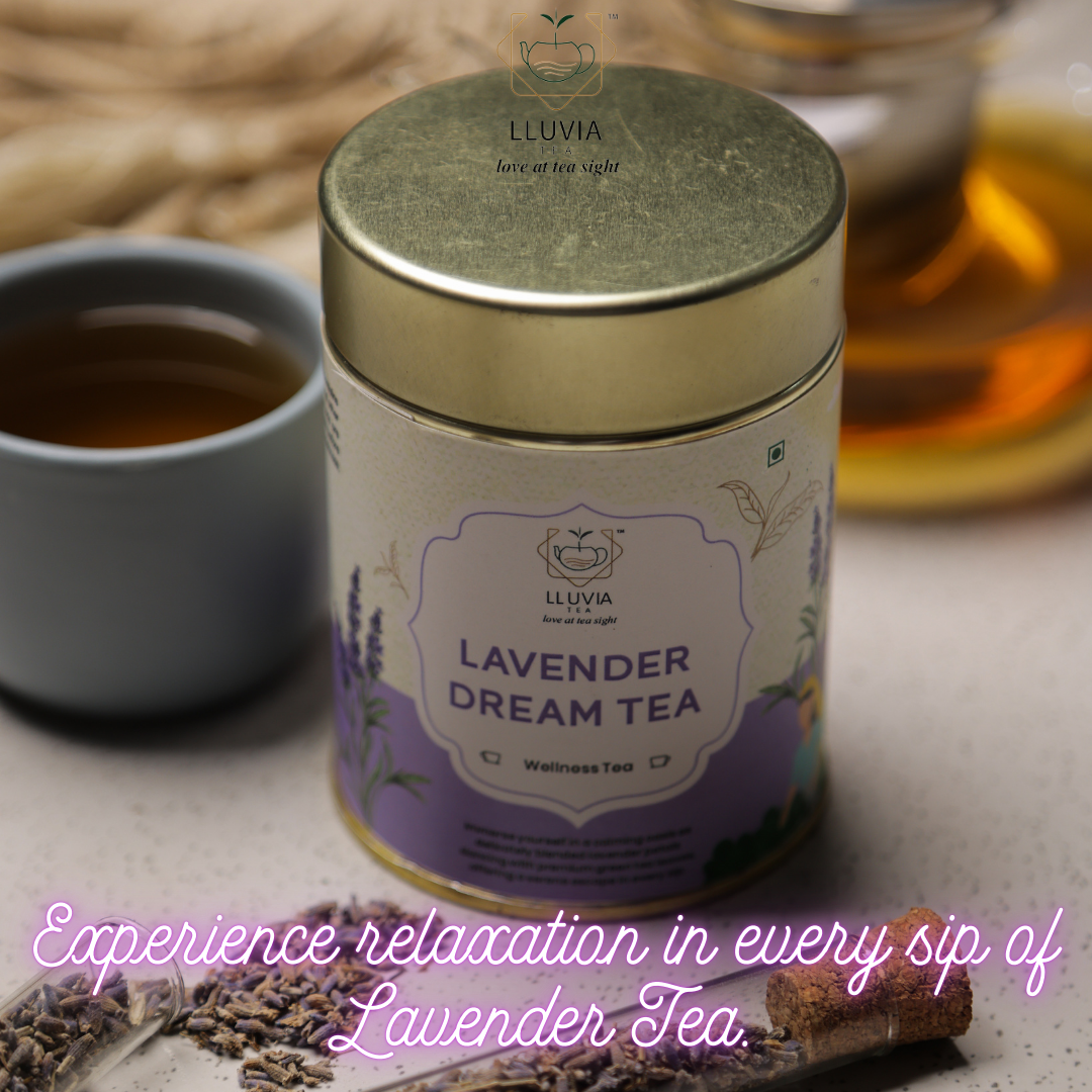 Lluvia Tea Lavender Dream Tea - Relaxing | Stress Reduction | Digestive Comfort (50 gm)