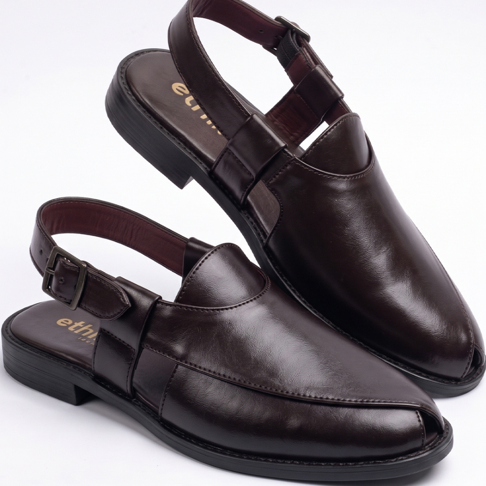 Utsav Brown Peshawari Sandal