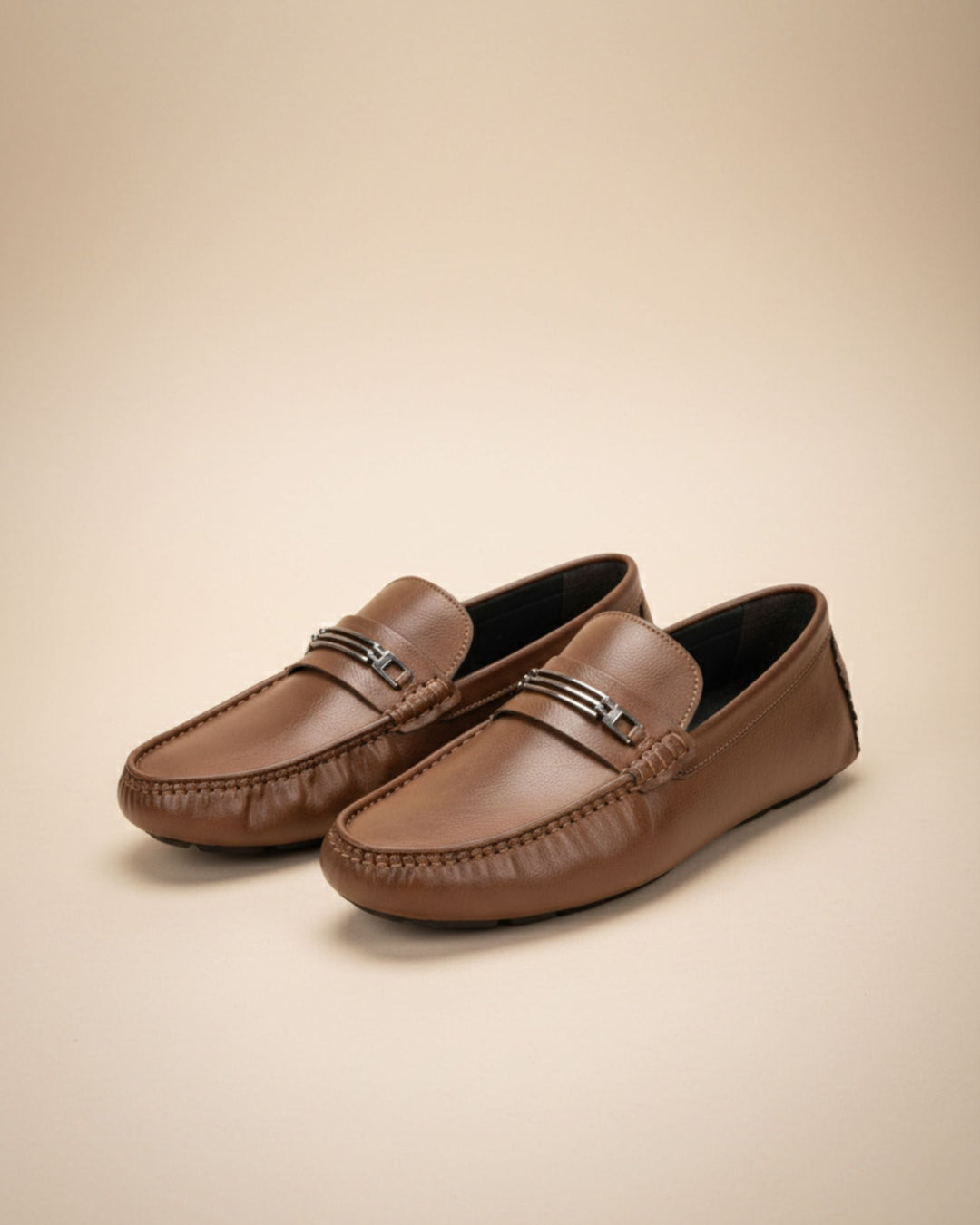 Monarch Brown Driving Loafers