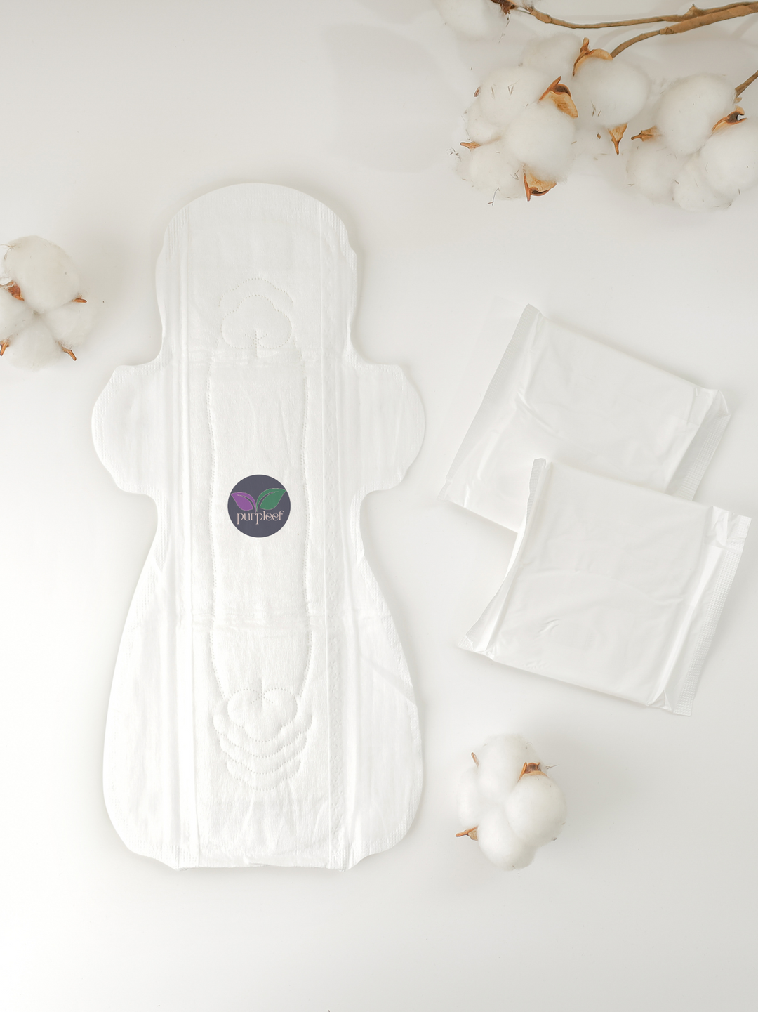 Purpleef Bamboo & Corn Fiber Sanitary Pads