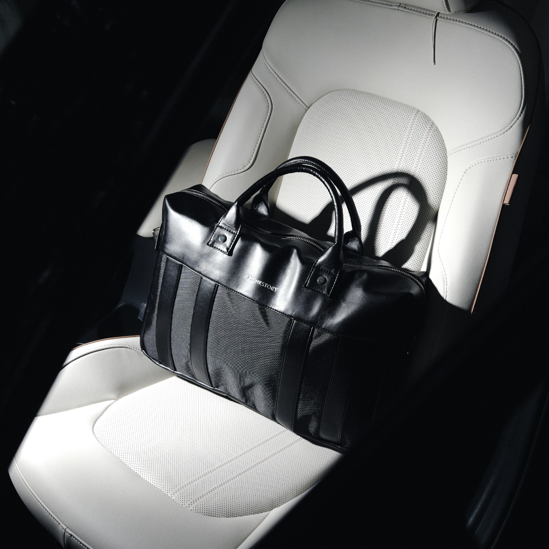 Monkstory Timeless Laptop Bag - Black