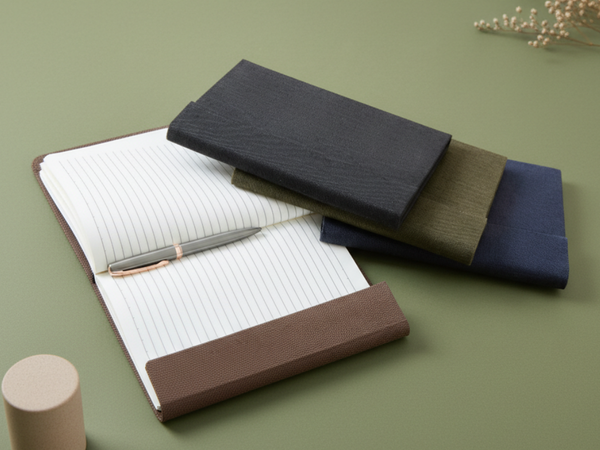 The Label GAIA Hemp A5 Notebook Diary with Magnetic Flap Closure