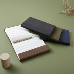 The Label GAIA Hemp A5 Notebook Diary with Magnetic Flap Closure