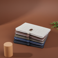 The Label GAIA Hemp A5 Diary with Button Flap Closure