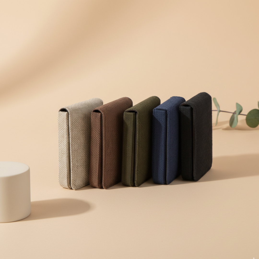 The Label GAIA Hemp Fliptop Vertical Card Holder