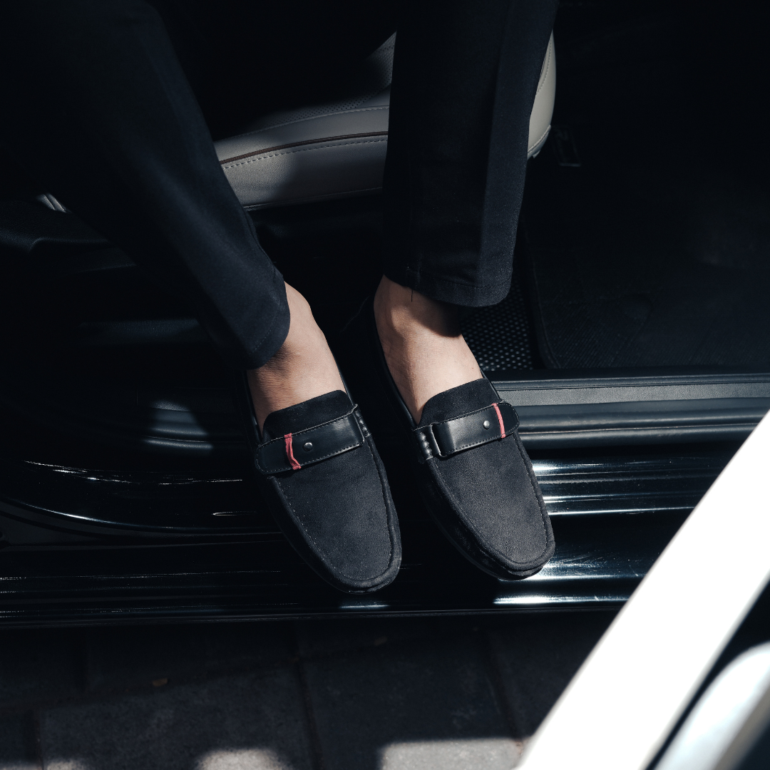 Monkstory Driving Shoes - Black