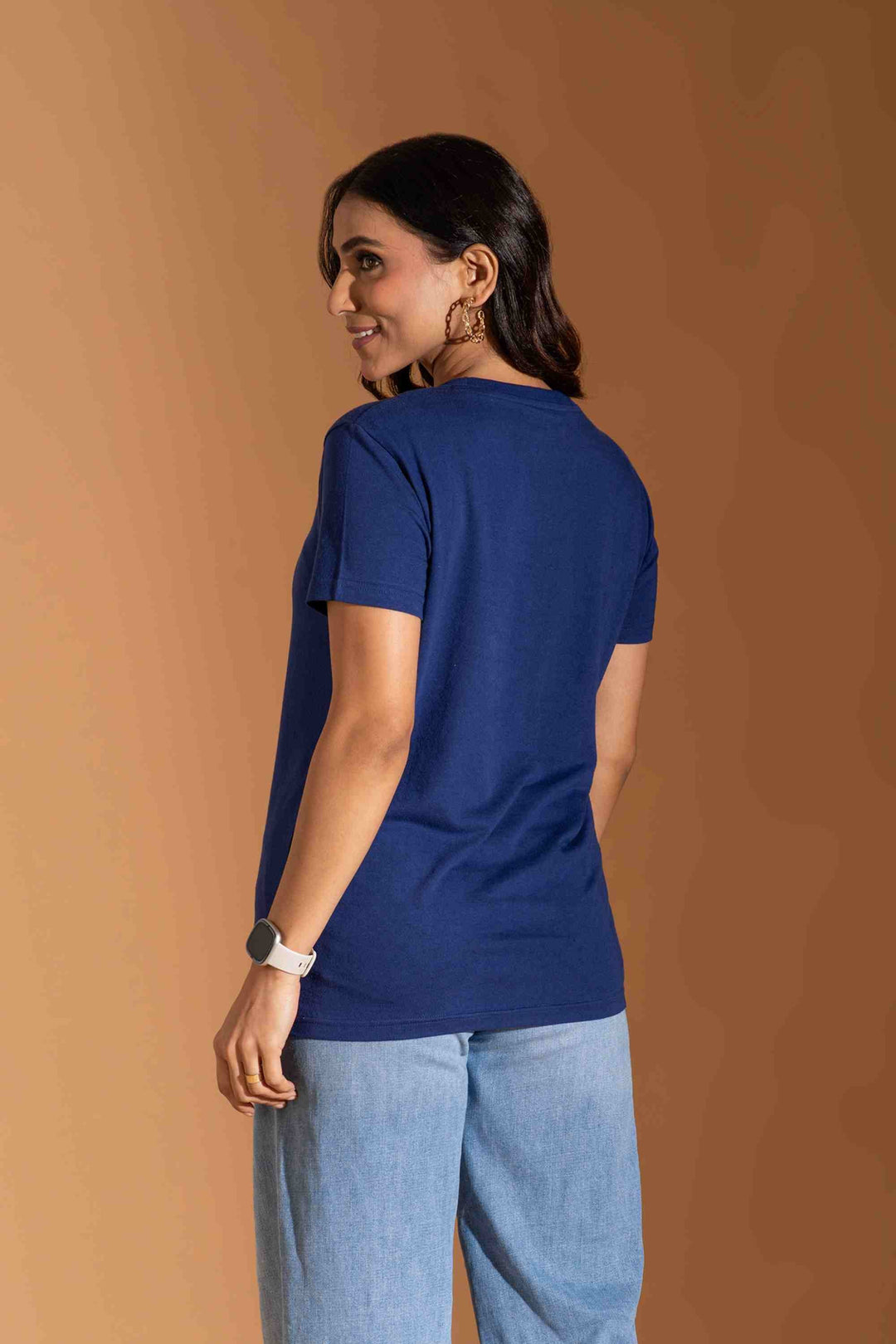 Bambians Indigo Blue Everyday Bamboo Tee
