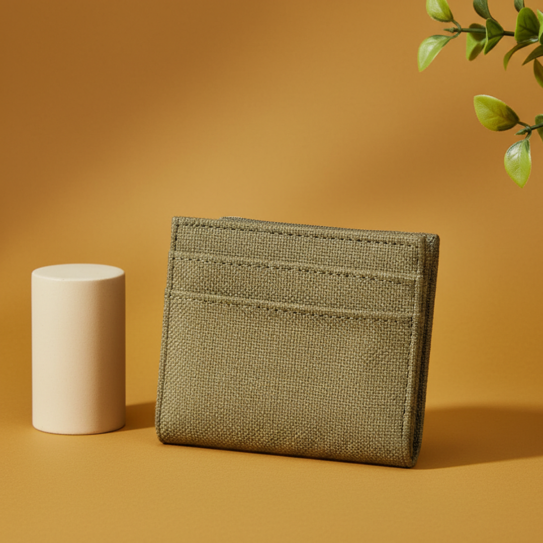 The Label GAIA Hemp Men’s Wallet with Coin Pocket