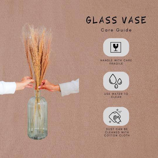 Glass horizontal vase - https://artecasa.in/