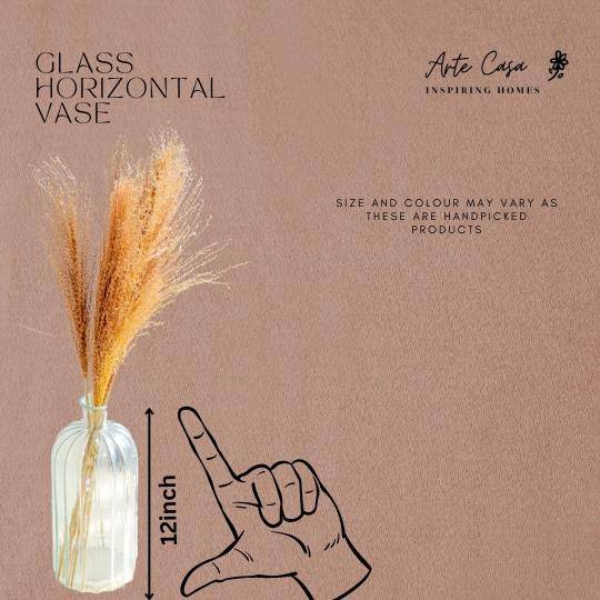 Glass horizontal vase - https://artecasa.in/