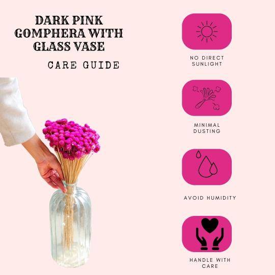 Gomphera with Crystal Glass vase - https://artecasa.in/