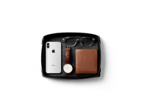 Valet Vegan Leather Tray( Black,Tan)