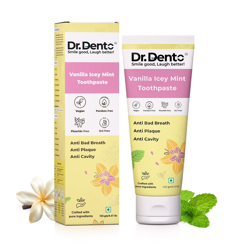 Dr. Dento Vanilla Icey Mint Toothpaste(125gm)