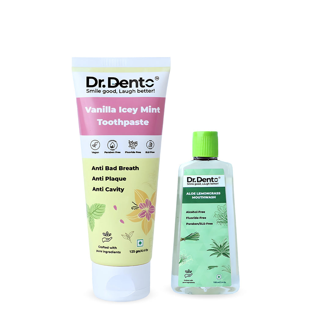 Daily Oral Care Duo - Toothpaste & Mouthwash Combo