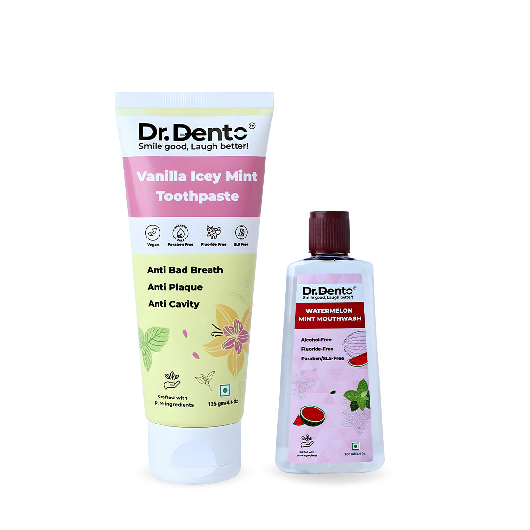 Daily Oral Care Duo - Toothpaste & Mouthwash Combo