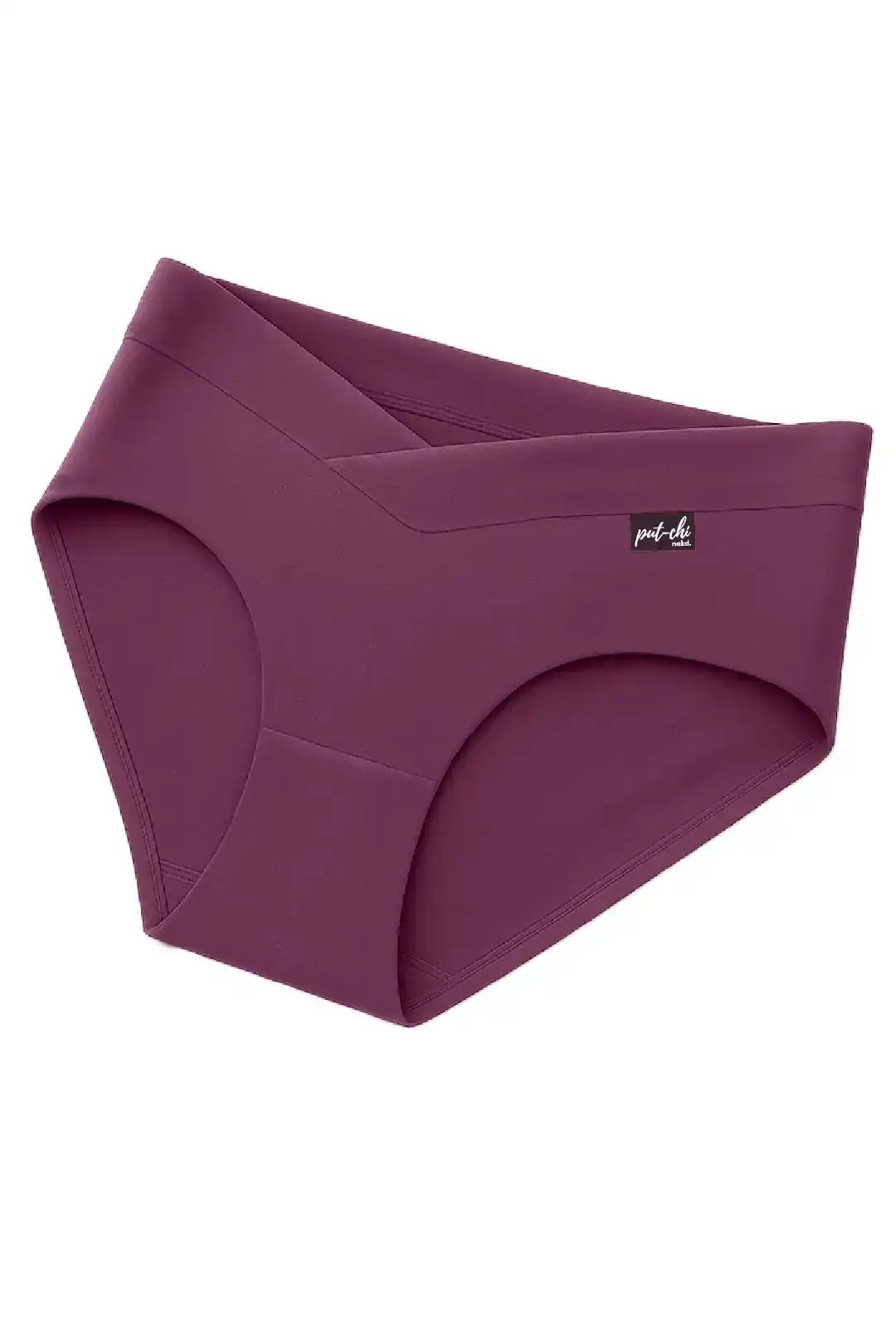 Comfort-Fit Bamboo Hipster Panty - Plum Purple