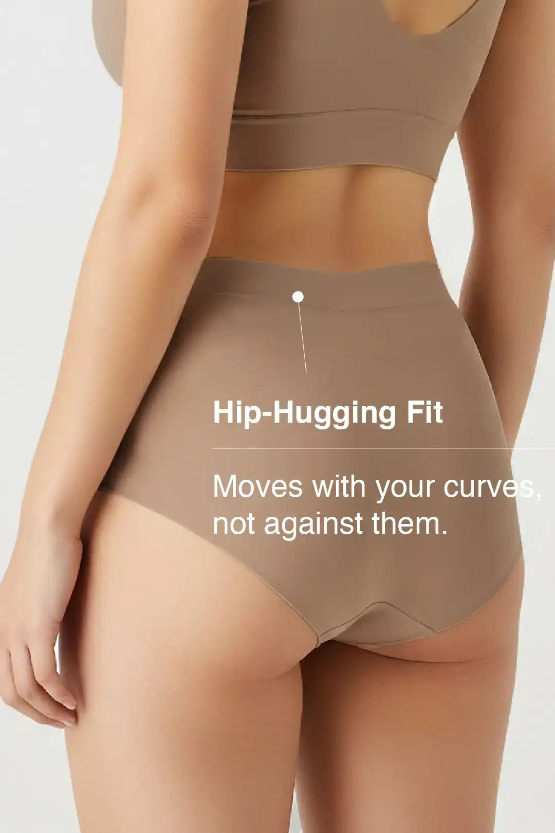 Comfort-Fit Bamboo Hipster Panty - Caribou Brown