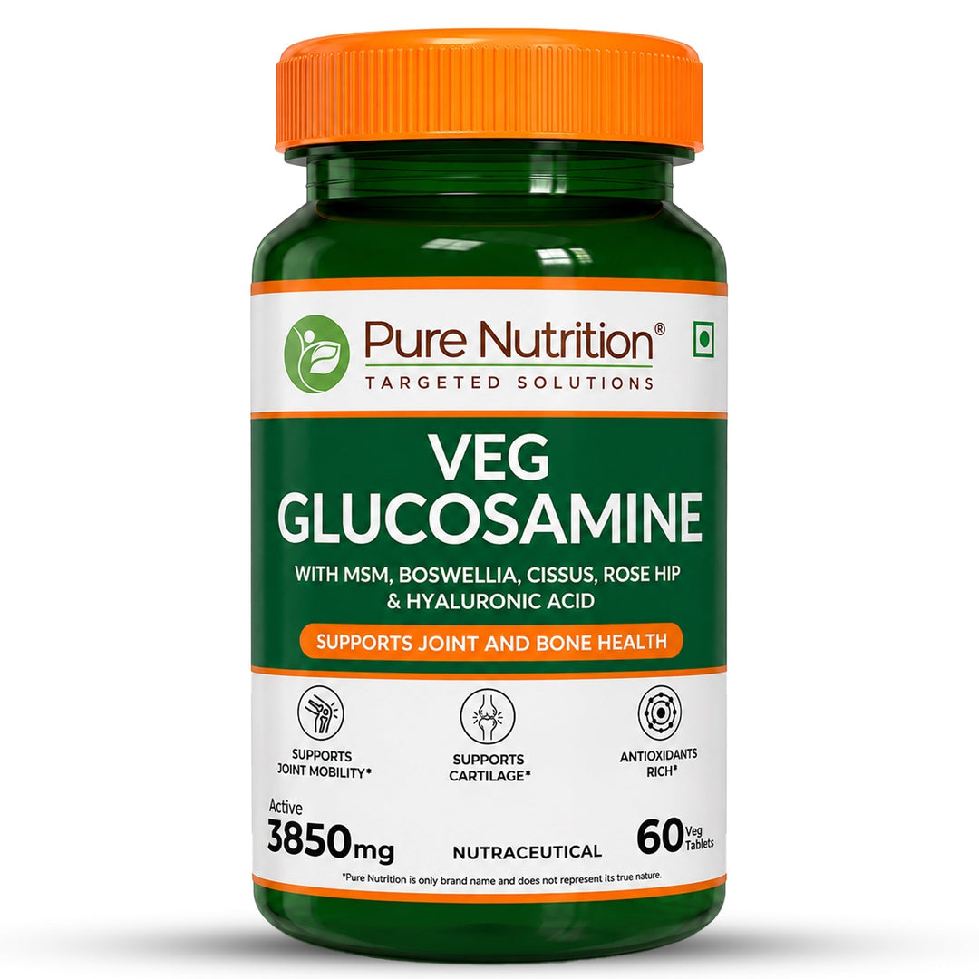 Veg Glucosamine with MSM 60 Tablets | Joint Pain & Flexibility