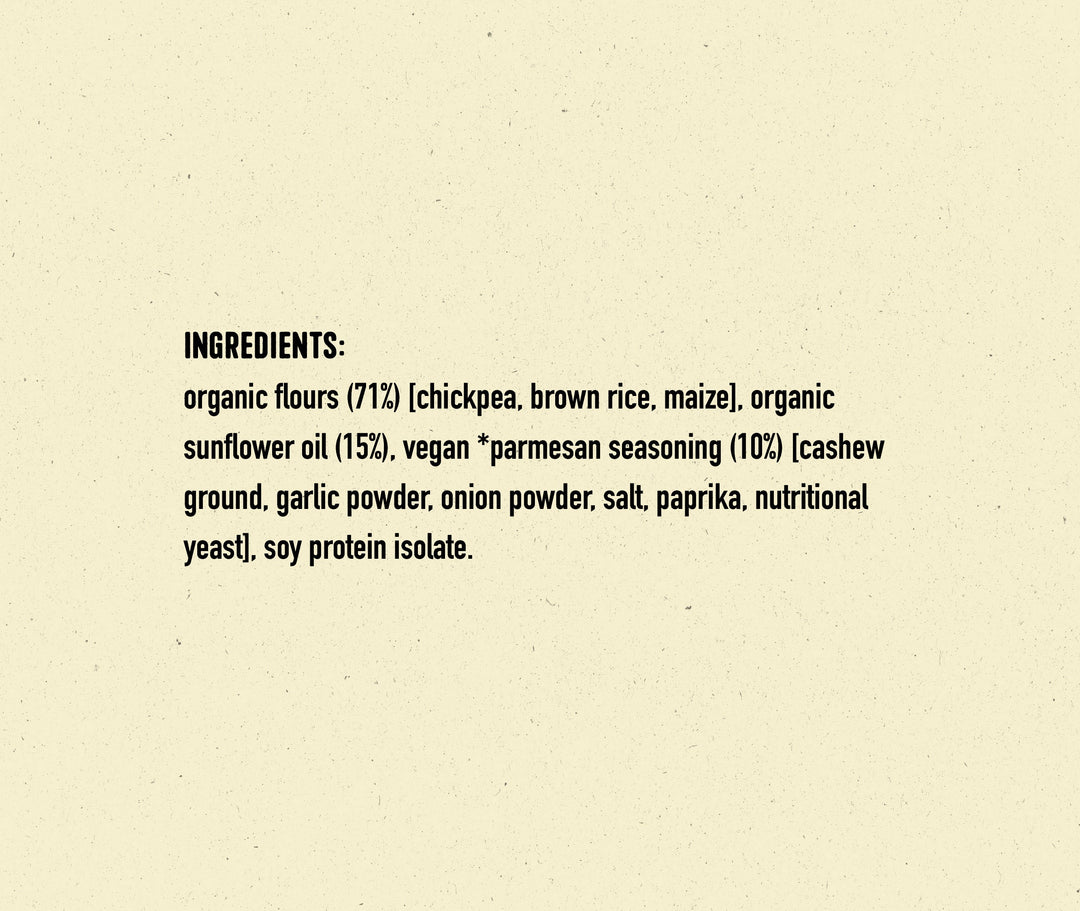 NOURISH ORGANICS Vegan Parmesan Protein Puffs Mini - Pack of 12 (20G)