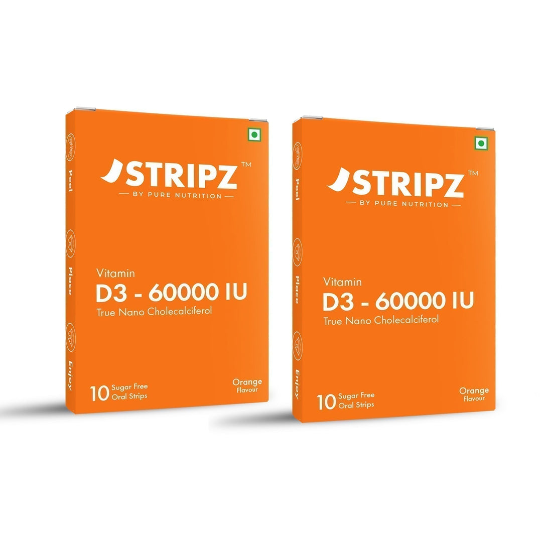 Vitamin D3 60000 IU Oral Strips 10 Sugar-Free Strips