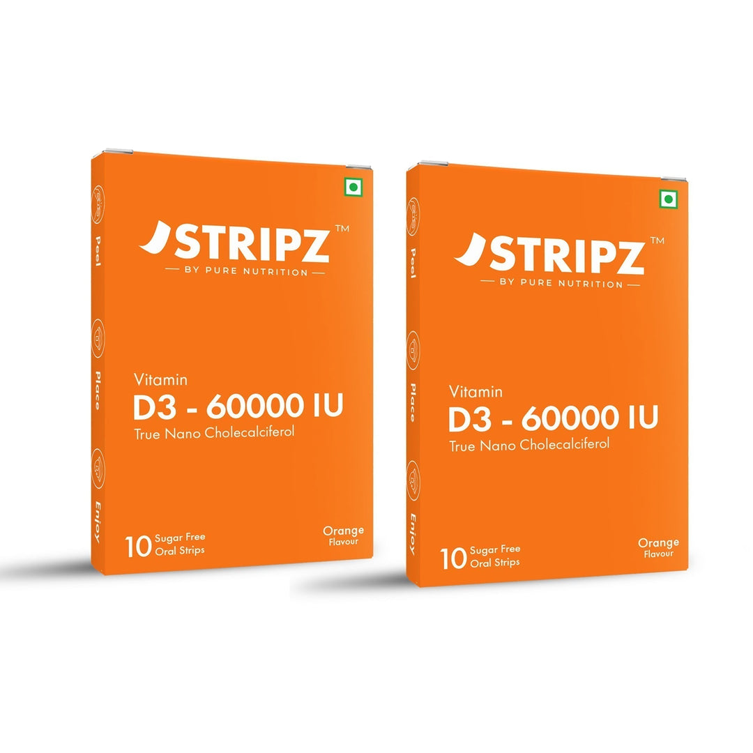 Vitamin D3 60000 IU Oral Strips 10 Sugar-Free Strips