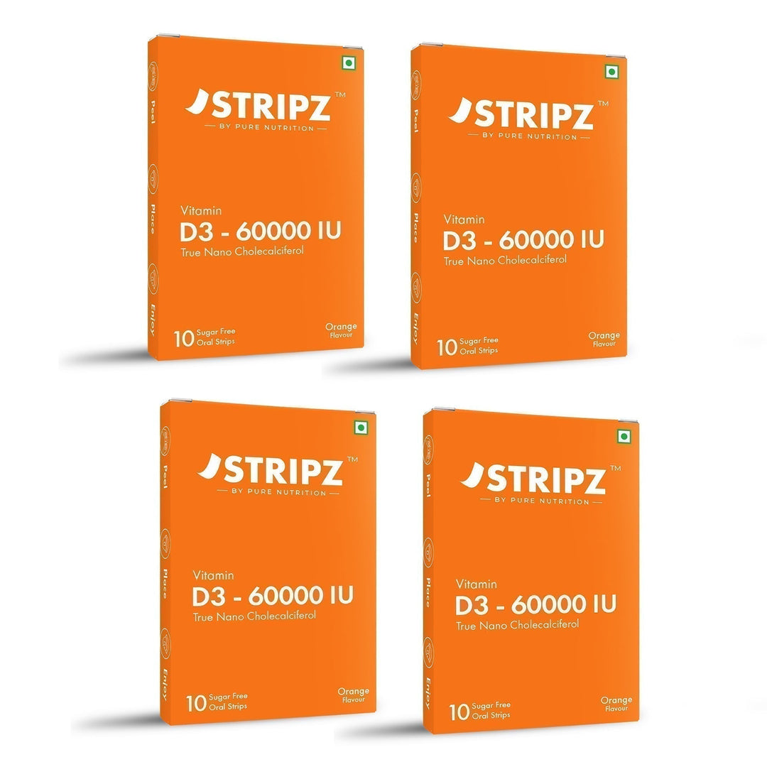 Vitamin D3 60000 IU Oral Strips 10 Sugar-Free Strips