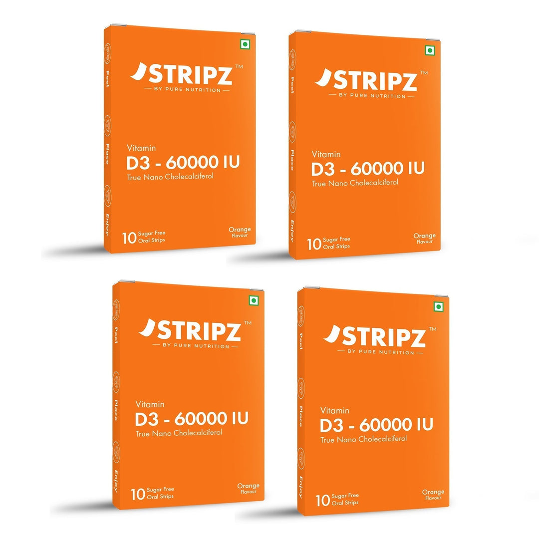 Vitamin D3 60000 IU Oral Strips 10 Sugar-Free Strips