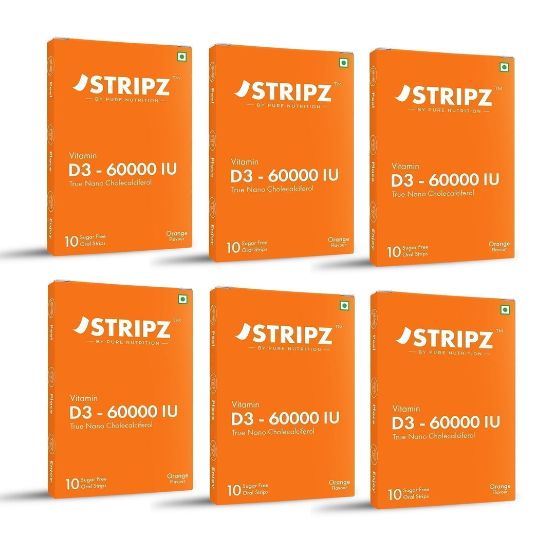 Vitamin D3 60000 IU Oral Strips 10 Sugar-Free Strips