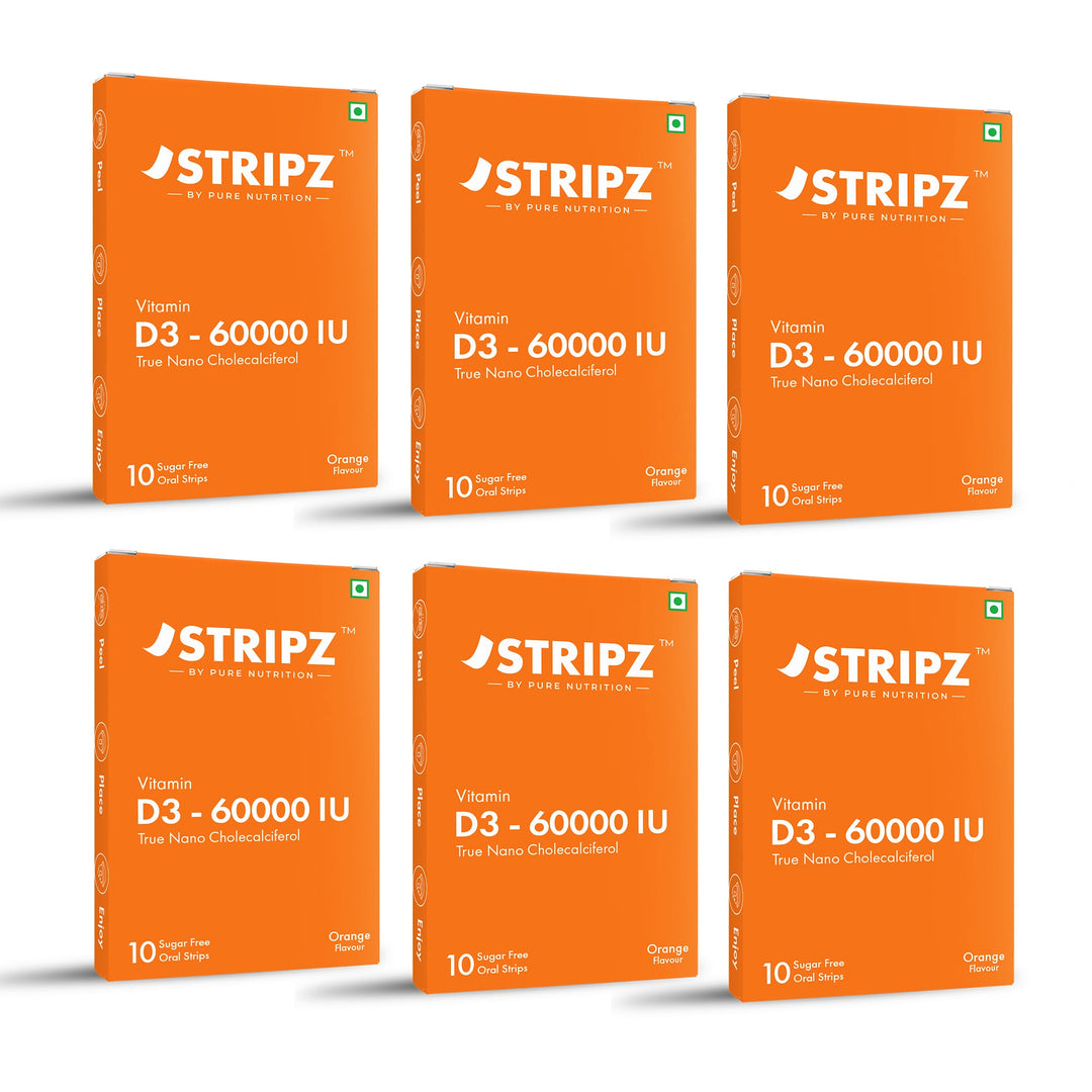 Vitamin D3 60000 IU Oral Strips 10 Sugar-Free Strips