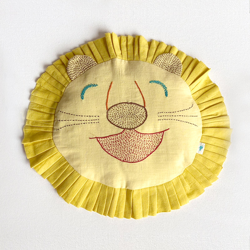 Whitewater Kids Organic Lion Mustard Seed Pillow