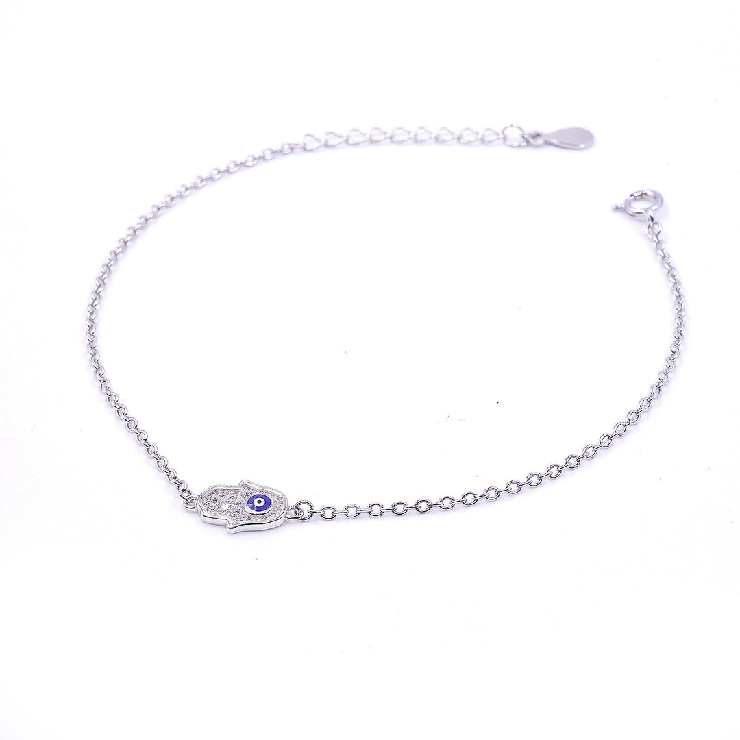 Hamsa hand evil eye Diamond bracelet