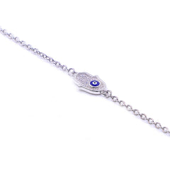 Hamsa hand evil eye Diamond bracelet