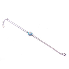 Evil eye stone bracelet