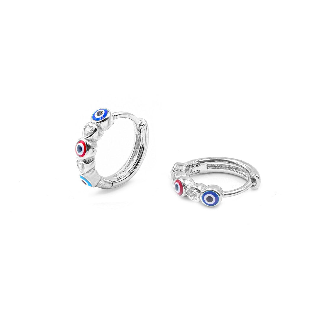 Evil Eye Diamond Earring