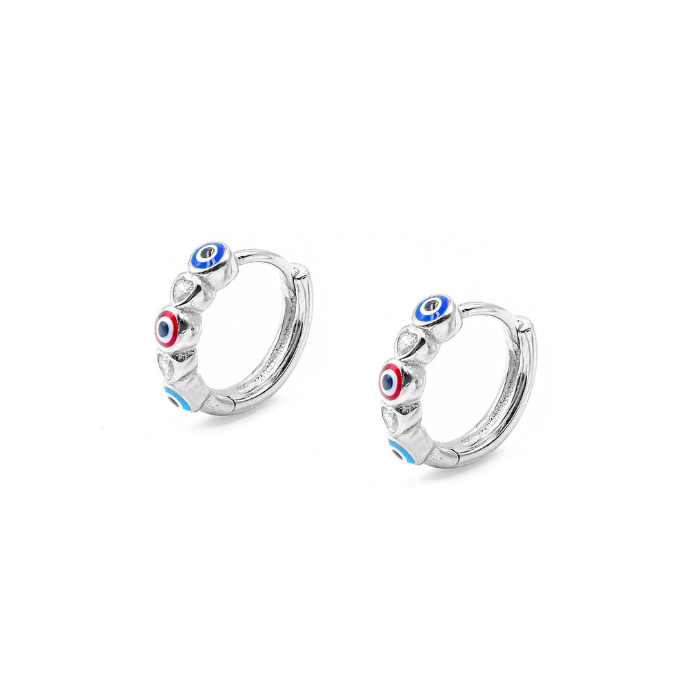 Evil Eye Diamond Earring
